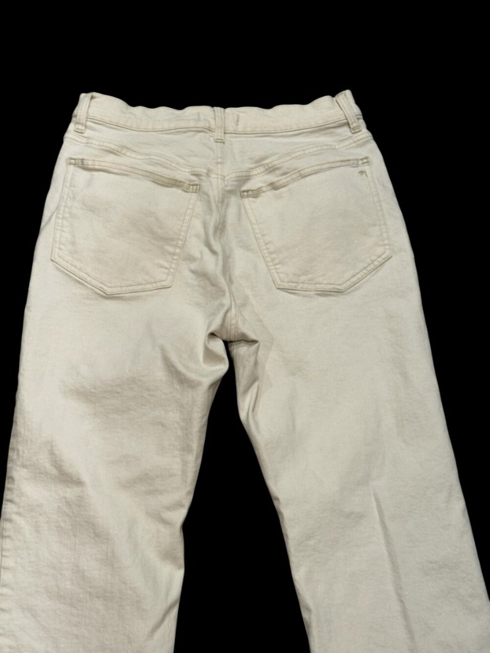 Madewell The ’90s Straight Jean White Wash Size 30 Women’s 10 High Rise Denim - Picture 6 of 7